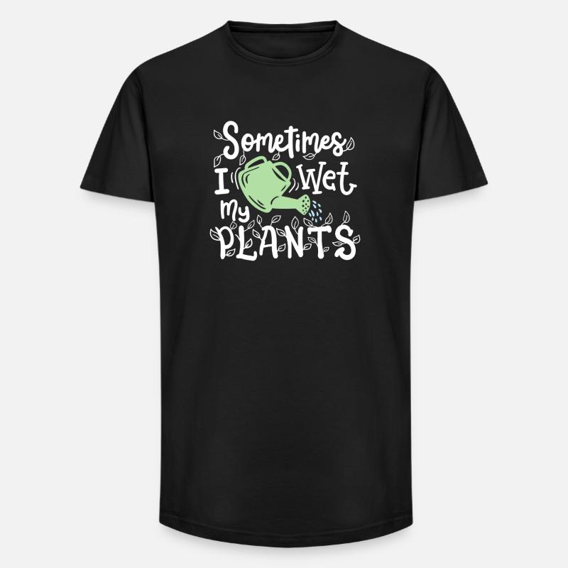 Garten Gärtner - Long Fit Männer T-Shirt - Schwarz