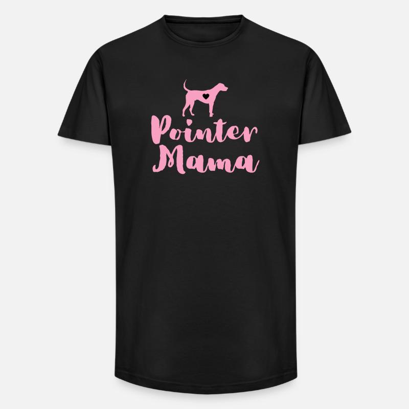 German Pointer Mom Pointer Mama - Long Fit Men's T-Shirt - black