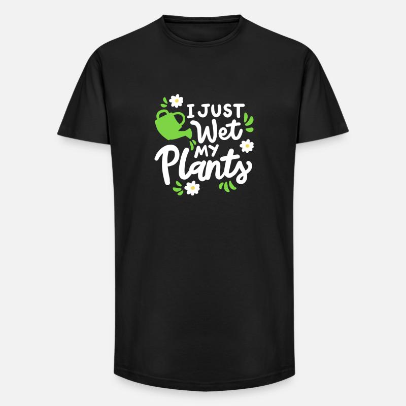 Garten Gartenarbeit - Long Fit Männer T-Shirt - Schwarz