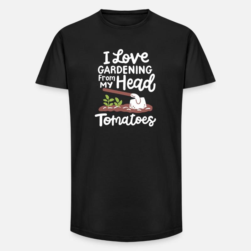 Garten Gartenarbeit - Long Fit Männer T-Shirt - Schwarz