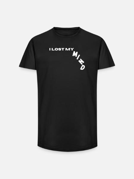I Lost My Mind - Long Fit Männer T-Shirt - Schwarz
