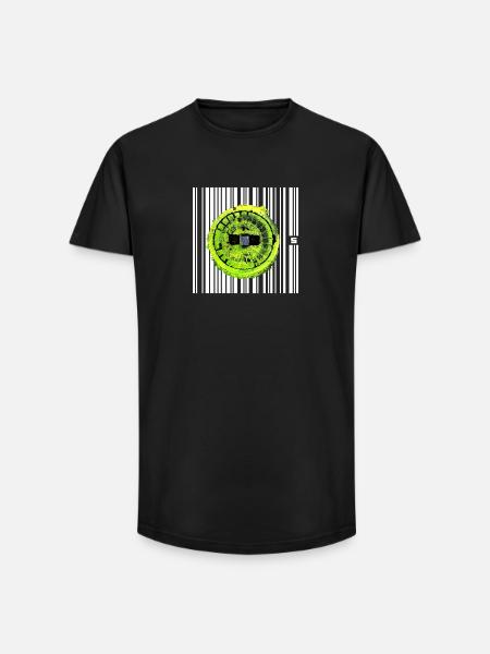 SPOT - PUNK - Long Fit Men's T-Shirt - black
