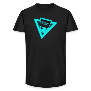 Back to the 90s - Long Fit Men's T-Shirt - black - Front - AI Model Male 185 light (185cm)