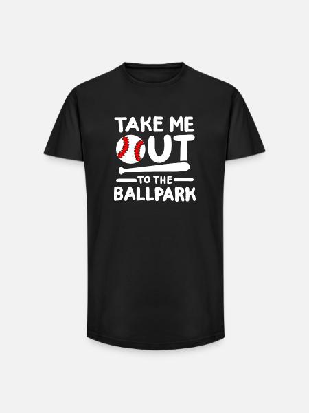 Baseball Baseballspieler - Long Fit Männer T-Shirt - Schwarz