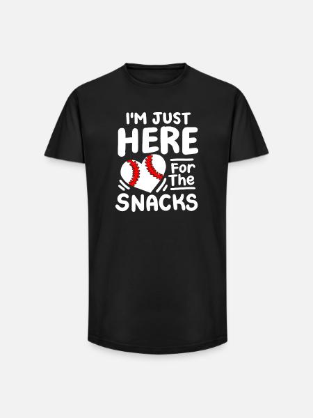 Baseball Baseballspieler - Long Fit Männer T-Shirt - Schwarz