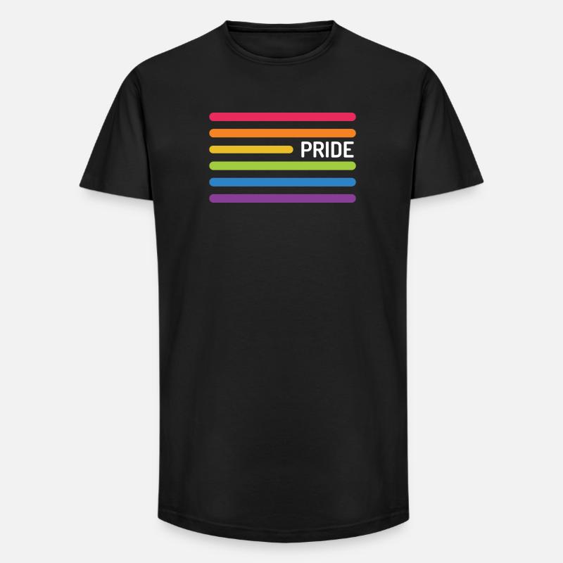 LGBT Pride Monat - Pride! - Long Fit Männer T-Shirt - Schwarz