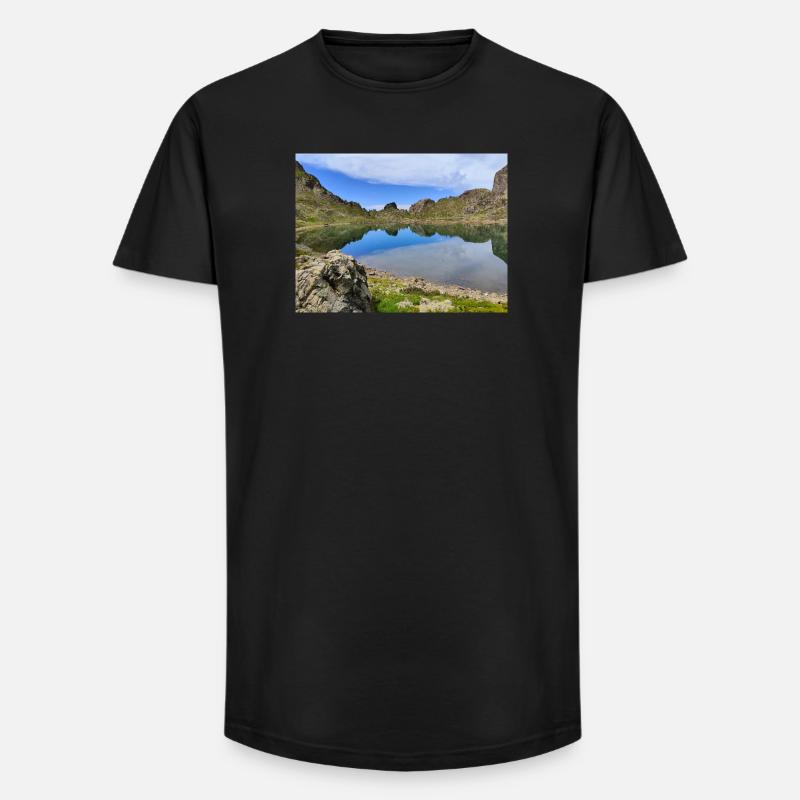 Robert See - Long Fit Männer T-Shirt - Schwarz