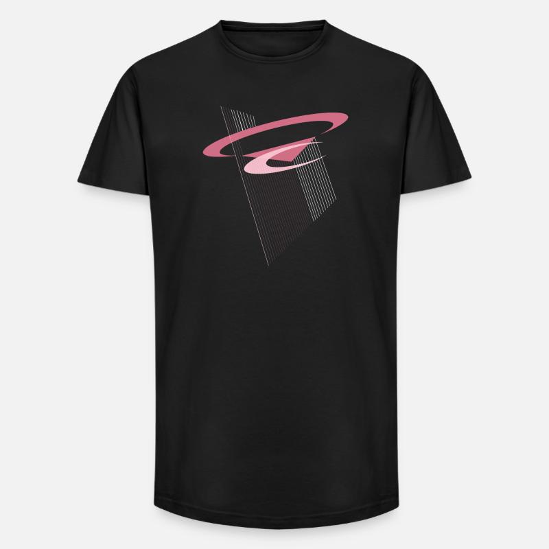 Schweben der Moderne - Long Fit Männer T-Shirt - Schwarz