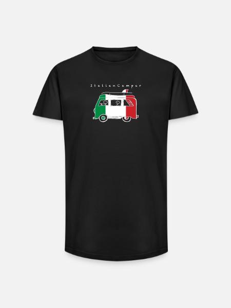 ItalienCamper - Long Fit Männer T-Shirt - Schwarz