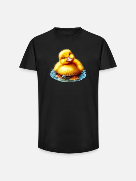 Duckling Duck Duck Duck - Long Fit Men's T-Shirt - black