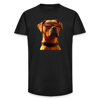 Rhodesian Ridgeback Hunting Dog Dogs Pride Ridgeback - Long Fit Men's T-Shirt - black - Front - AI Model Male 185 light (185cm)