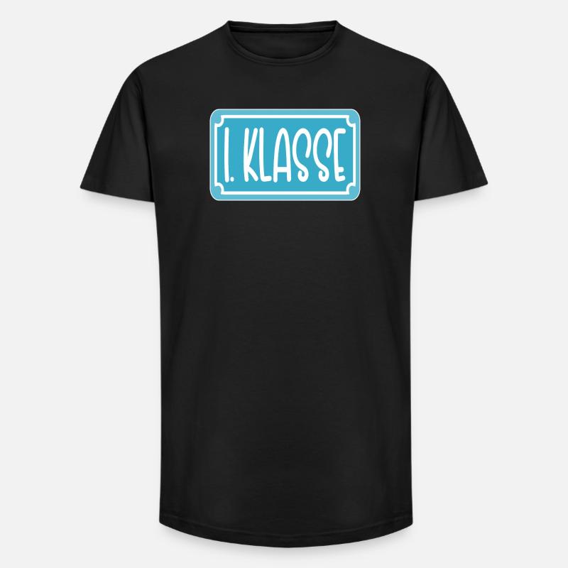 EINSCHULUNG 1. KLASSE - Long Fit Männer T-Shirt - Schwarz