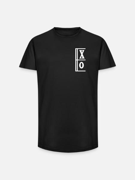 XO - T-shirt coupe longue homme - noir
