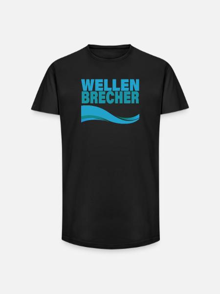 BRISE-LAMES - T-shirt coupe longue homme - noir