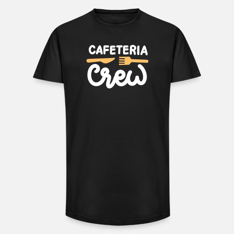 Cafeteria-Crew Schulkantine - Long Fit Männer T-Shirt - Schwarz