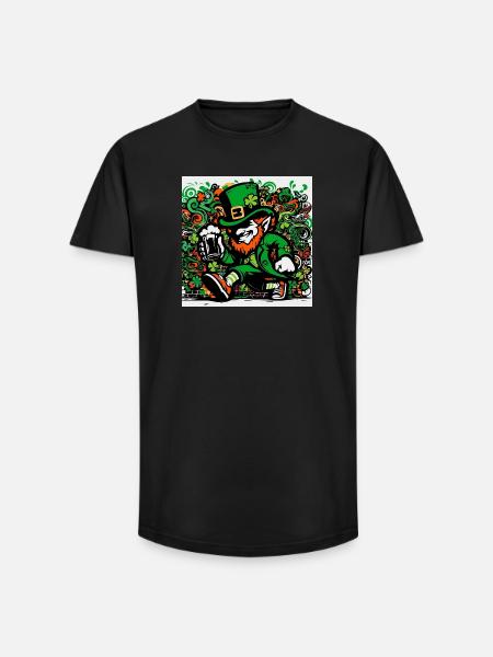 Leprechaun Ireland - Long Fit Men's T-Shirt - black