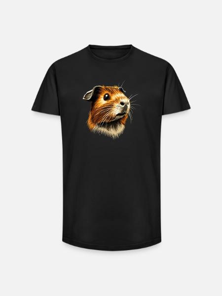 Marsvin-gnagere Capybara Søt gnager - T-skjorte herre med lang passform - svart