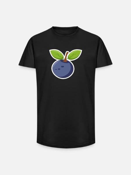Myrtille Myrtille - T-shirt coupe longue homme - noir