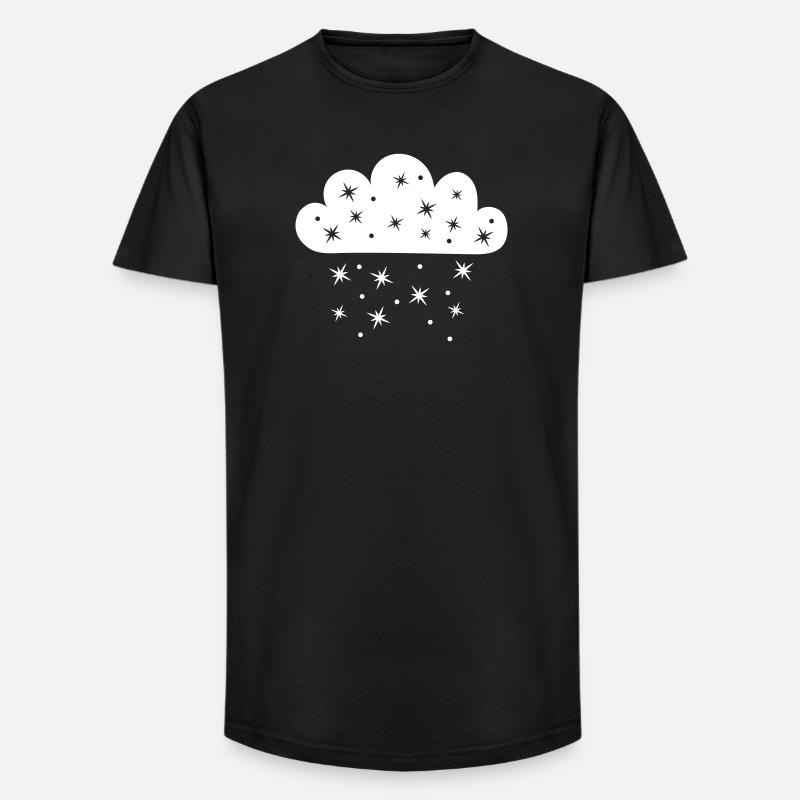 Cloud Starfall - Long Fit Men's T-Shirt - black