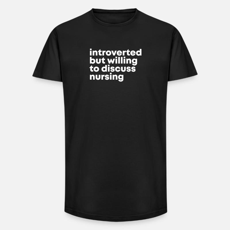 Krankenschwester - Long Fit Männer T-Shirt - Schwarz