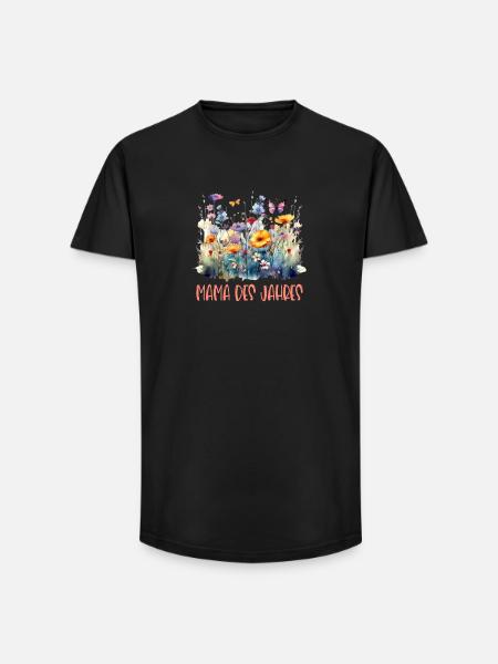 Mama des Jahres! - Long Fit Männer T-Shirt - Schwarz