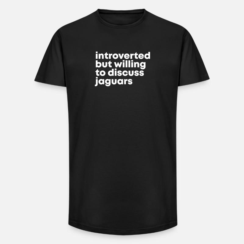 Jaguar - Long Fit Männer T-Shirt - Schwarz