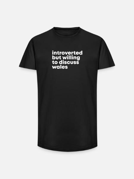 Wales Wales Wales - Long Fit Men's T-Shirt - black