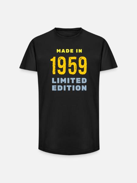 1959 - Long Fit Men's T-Shirt - black