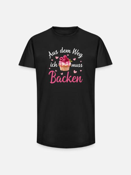 Baking Baker Baker - Long Fit Men's T-Shirt - black