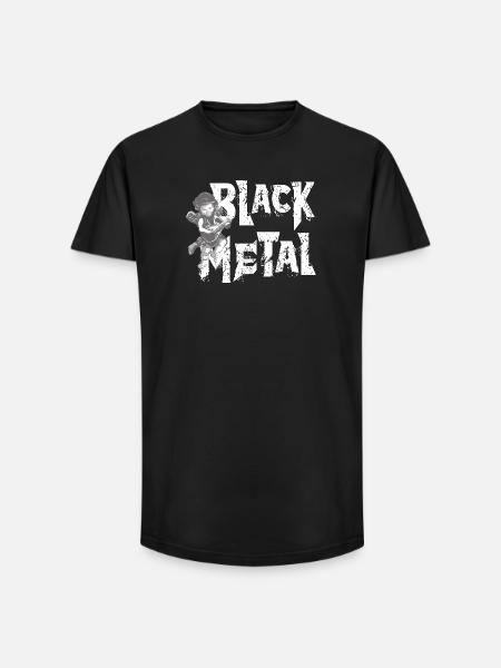 BLACK METAL - Long Fit Men's T-Shirt - black