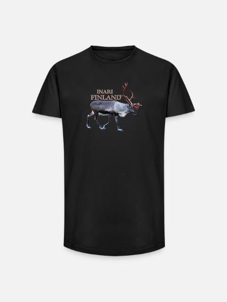 Inari - Long Fit Men's T-Shirt - black