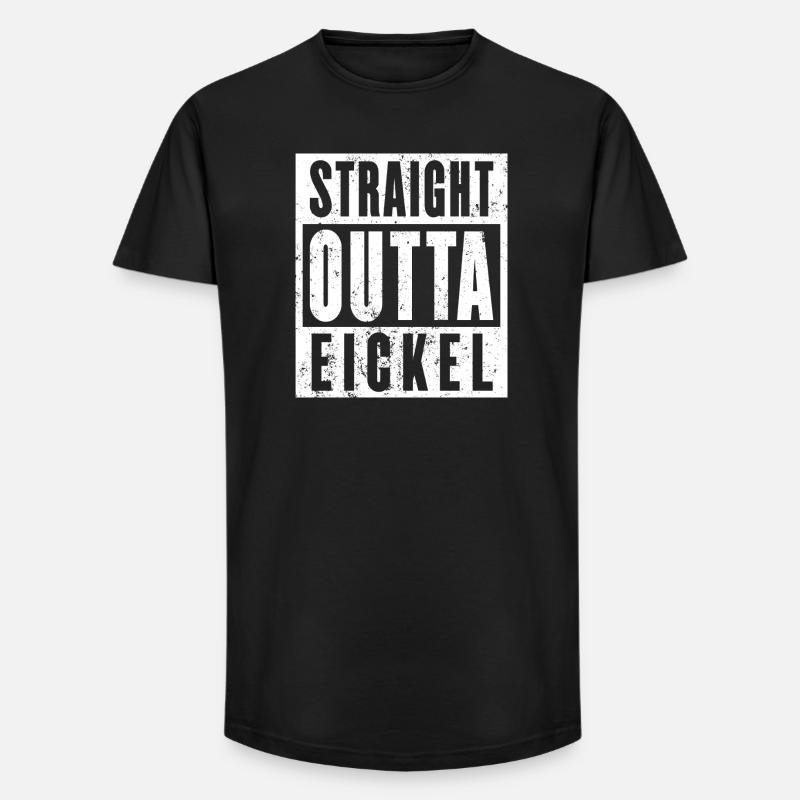 Eickel, Ruhrgebiet, Ruhrpott, Wanne-Eickel - Long Fit Männer T-Shirt - Schwarz