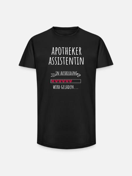 Apothekerassistentin Ausbildung Beruf Geschenk - Long Fit Männer T-Shirt - Schwarz
