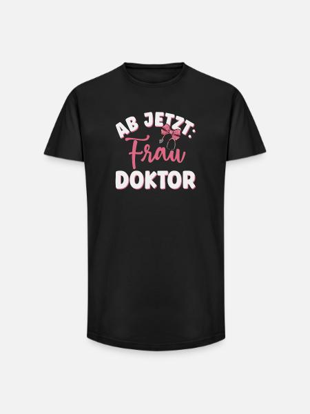 Ärztin Frau Doktor - Long Fit Männer T-Shirt - Schwarz