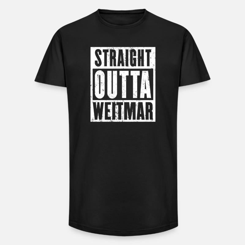 Weitmar, Ruhrgebiet, Ruhrpott, Bochum-Weitmar - Long Fit Männer T-Shirt - Schwarz