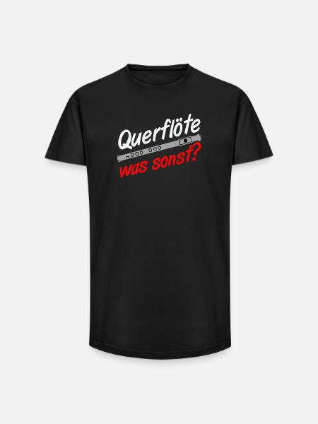 Fan Train, Spielmannszug, Musikzug, Querflöte (25 - Long Fit Men's T-Shirt - black