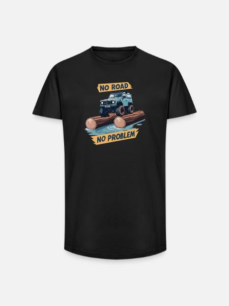 Off-Road Vehicle Driver - Long Fit Men's T-Shirt - black