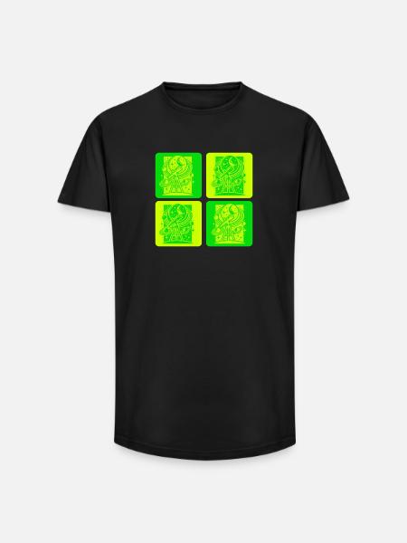 Astronomy Retro Design - Long Fit Men's T-Shirt - black