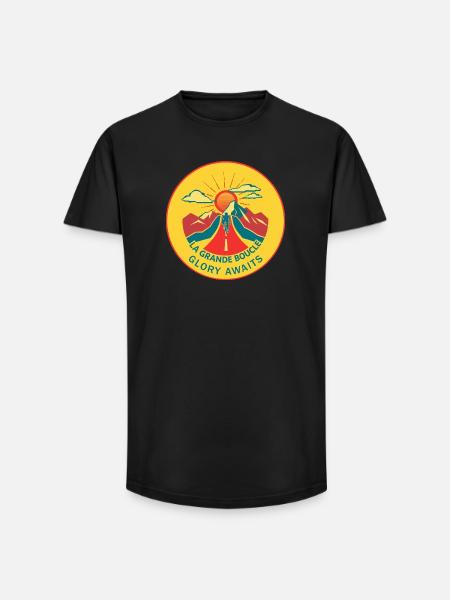 LA GRANDE BOUCLE - Long Fit Men's T-Shirt - black
