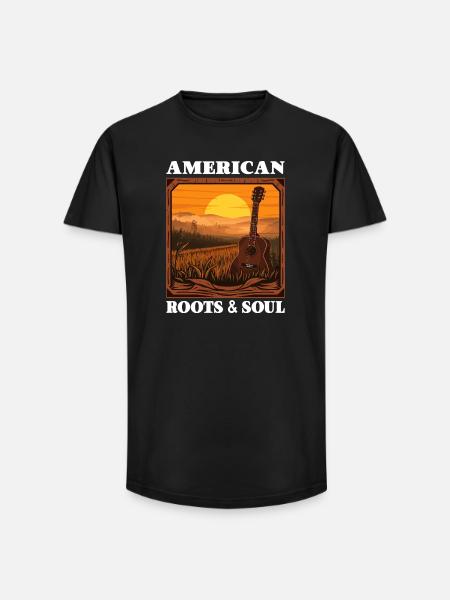 Farmer Life - Long Fit Men's T-Shirt - black