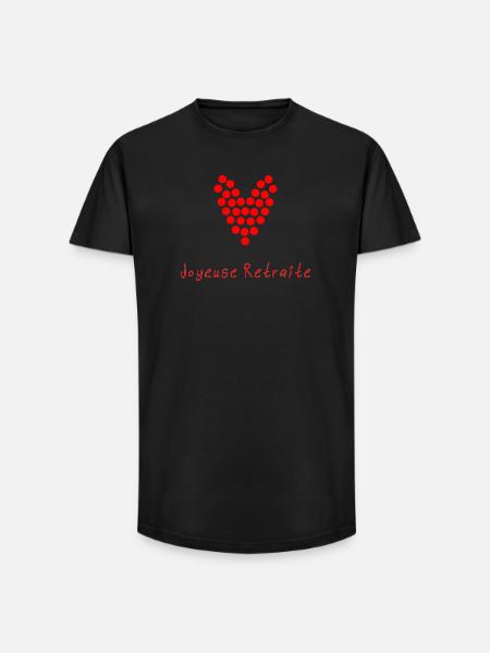 RETIREMENT. RETIREMENT. RETIRED. RETIREMENT - Long Fit Men's T-Shirt - black