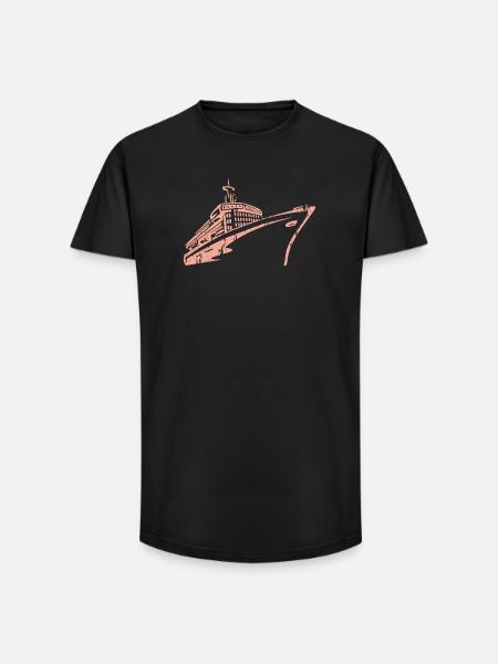 Cruise Ship Cruise Ship Luxury - Long Fit Men's T-Shirt - black