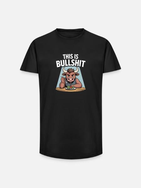 This Is Bullshit Salad Edition - Long Fit Men's T-Shirt - black