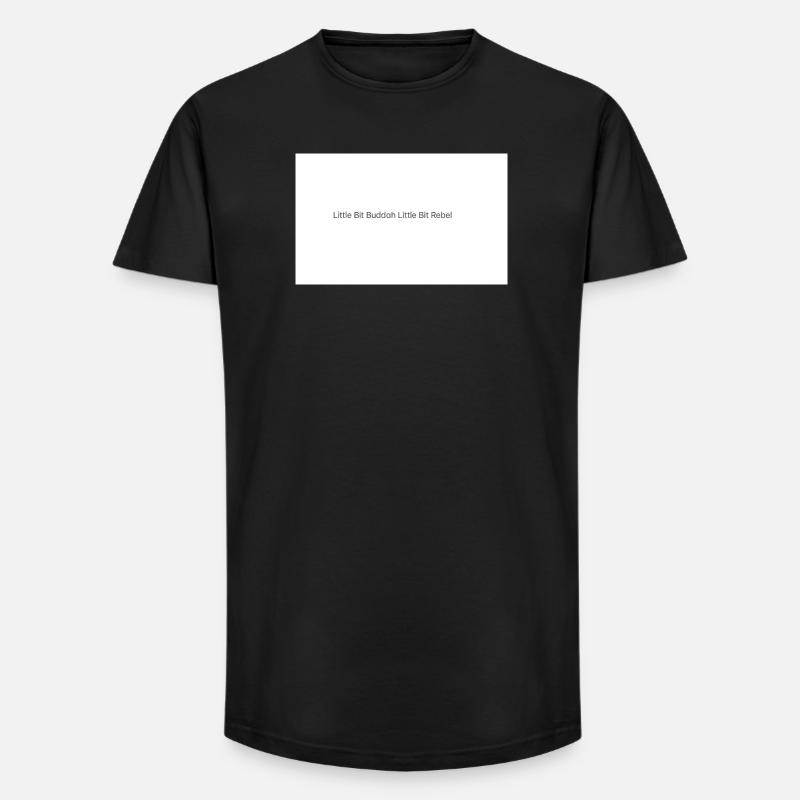 Begge sider vinder - Long fit herre T-shirt - sort