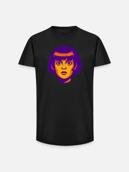 Hypno Woman Pop - Long Fit Men's T-Shirt - black
