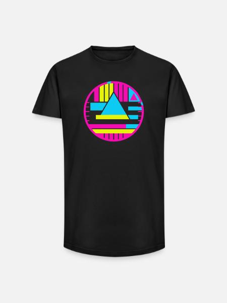 Test Mark New Wave - Long Fit Men's T-Shirt - black