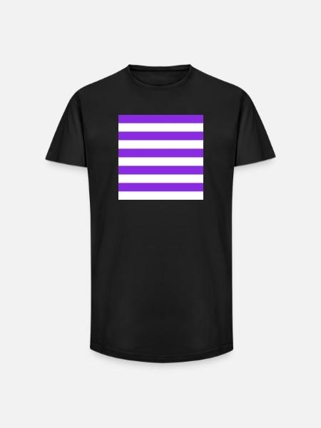 The Stripes - Long Fit Men's T-Shirt - black