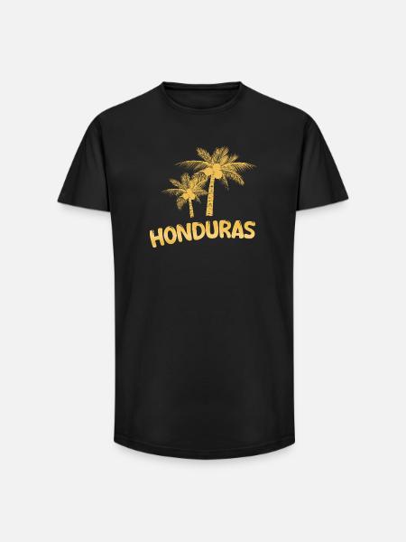 Geschenk für Honduras - Long Fit Männer T-Shirt - Schwarz