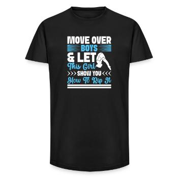 Diving diving board - Long Fit Men's T-Shirt - black - Front - AI Model Male 185 light (185cm)