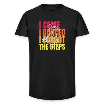 Danse de salon Formation de danse de salon Cadeau de danse de salon - T-shirt coupe longue homme - noir - Devant - AI Model Male 185 light (185cm)